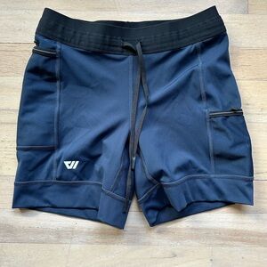 Wolaco Distance Half Tights - Navy Blue w/Black